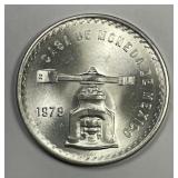 MEXICO: 1979 Peso Balance Scale Onza UNC