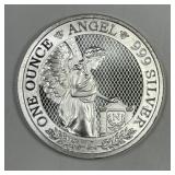 SAINT HELENA: 2021 Silver Angel 1 oz .999 BU