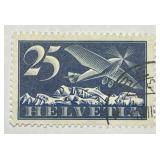 SWITZERLAND: 1923-25 Air Mail Sc# 5 Used