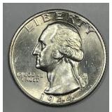 1944-D Washington Silver Quarter Uncirculated BU