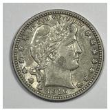1916-D Barber Silver Quarter About Uncirculated AU