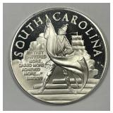 South Carolina State Sterling Silver Medal