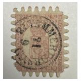 FINLAND: 1860 Sc# 5 Used