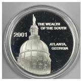 2001 ANA 110th Anniversary Atlanta GA Proof Medal