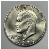 1973-S Eisenhower Silver $1 Uncirculated UNC