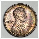 1909 VDB Lincoln Cent Magnificent Color UNC