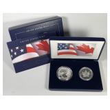 2019 Pride Two Nations Silver Eagle & Maple Leaf