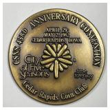 1982 CSNS Convention Cedar Rapids Iowa Medal