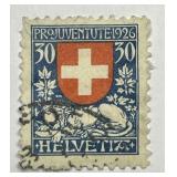 SWITZERLAND: 1926 Sc# B40 Used