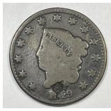 1829 Coronet Head Large Cent