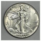 1942 Walking Liberty Silver Half Uncirculated UNC