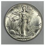 1939 Walking Liberty Silver Half Uncirculated UNC