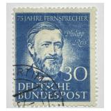 GERMANY: 1952 Phillip Reis Scientist Sc# 693 Used