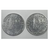 $1 State Prison Southern Michigan Jackson Tokens