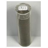 1911 Lincoln Wheat Cent Circulated Solid Date Roll