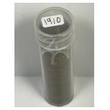 1910 Lincoln Wheat Cent Circulated Solid Date Roll