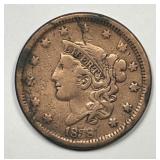 1838 Coronet Head Large Cent