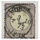 GERMANY: 1872 1/4gr Sc#1 Used