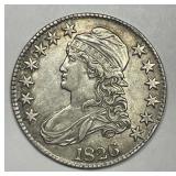 1826 Capped Bust Silver Half Extra Fine XF