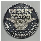 1991 Operation Desert Storm .999 1 oz Silver Round