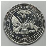 Department Of The Army .999 1 oz Silver Round