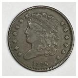 1835 Classic Head Half Cent Very Fine VF
