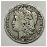 1882-CC Morgan Silver $1 Carson City Very Good VG+