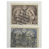 CANADA: 1897 Sc# 57 & 60 Used