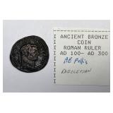 ANCIENT: 100-300 AD Diocletian Bronze  AE Follis