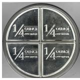 Stagecoach Tearaway Silver 1 oz .999 Art Round