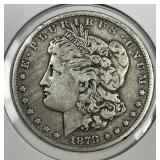 1878-CC Morgan Silver $1 Carson City Very Fine VF