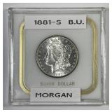 1881-S Morgan Silver $1 Brilliant Uncirculated BU