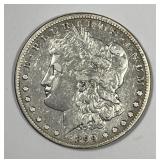 1899 Morgan Silver $1 Very Fine VF details