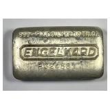 Vintage Engelhard 999 Silver 10 oz Poured Bar Loaf