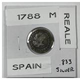 SPAIN: 1788-M Silver Reale