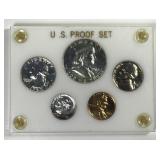1962 Silver Proof Set in Capitol Style Holder