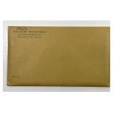 1962 Proof Set in Original Manila Envelope