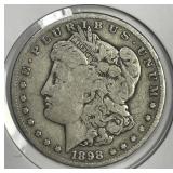 1898-S Morgan Silver $1 Good G