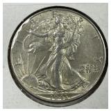 1943 Walking Liberty Half About Uncirculated CH AU