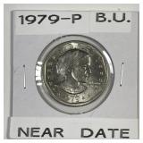 1979-P Susan B. Anthony $1 Near Date Variety BU
