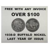 FREE - WITH ANY INVOICE OVER $100