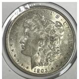 1903 Morgan Silver $1 Choice AU