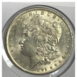 1891 Morgan Silver $1 Uncirculated UNC