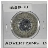 1889-O Morgan Silver $1 Marvel Cave Advertising