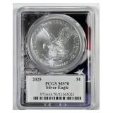 2025 Silver American Eagle PCGS Ultra MS70