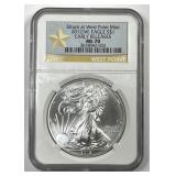 2012 (W) Silver Eagle NGC MS70 Early Releases