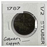 GERMANY: 1787 1/2 Stuber
