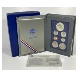 1986 Prestige Proof Set w/Silver Statue Liberty $1