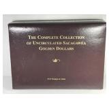 Selection of Sacagawea Dollars in PCS Album