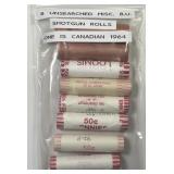 8 Various "Shotgun" Wrapped Rolls